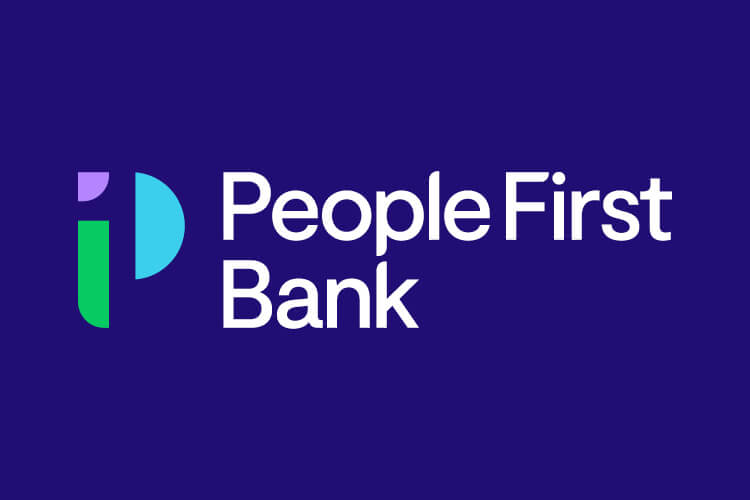 The People First Bank logo.