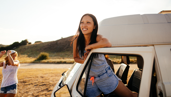 Friends on a roadtrip